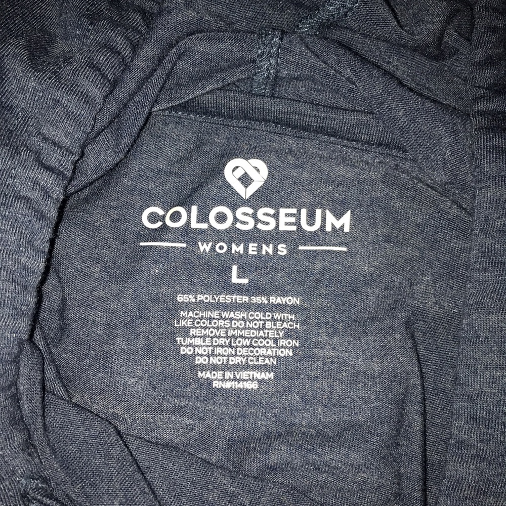 West Virginia Mountaineers Blue Cody Meet & Greet Hooded Long Sleeve T-Shirt NWT - Picture 4 of 6